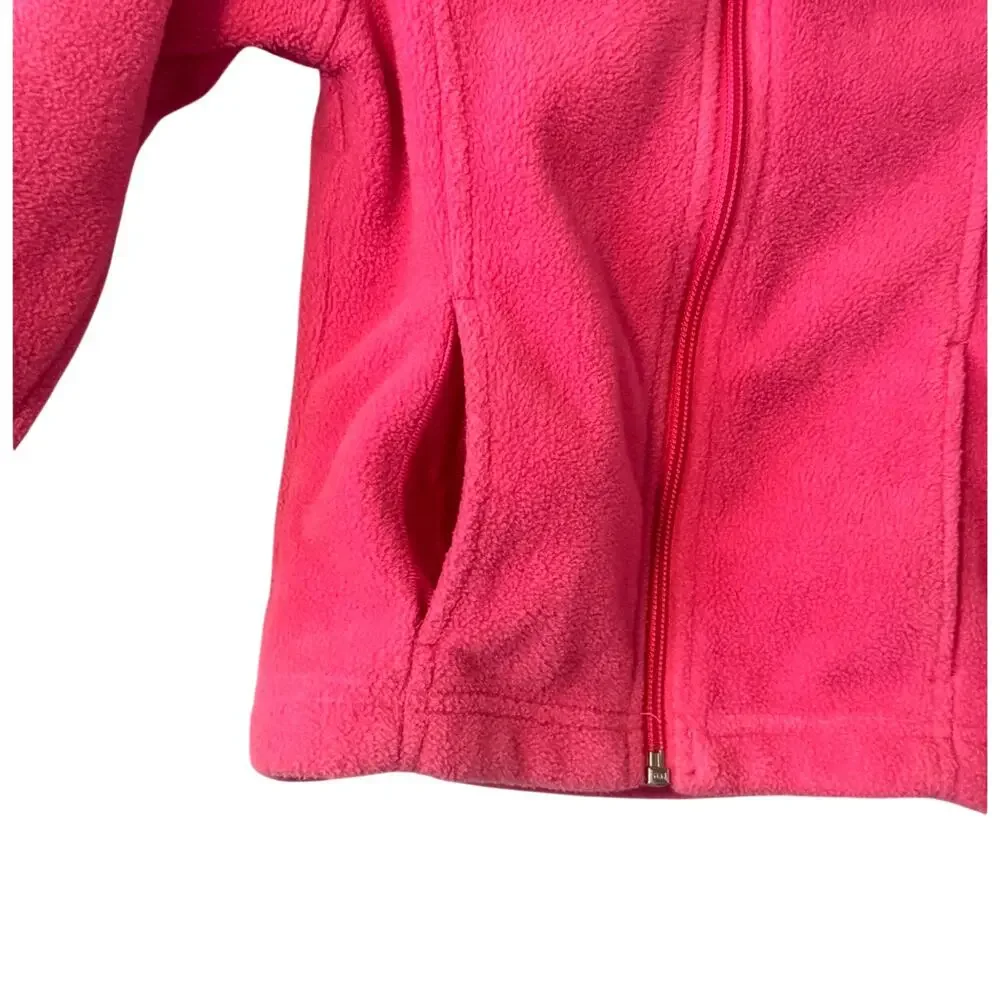 Columbia Pink Fleece Zip Up Jacket Toddler Girls size 3t